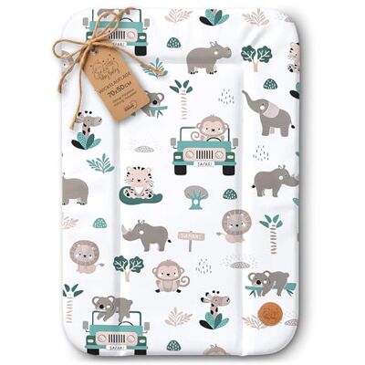 Totsy Baby Matelas a langer bebe 70x50 cm table à langer pour bébé avec plan, tapis imperméable facile à nettoyer à poser sur une machine à laver ou une commode Hemnes ou Malm Oeko-Tex Afrique - Publicité Totsy Baby Matelas a langer bebe 70x50 cm table à langer pour bébé avec plan, tapis imperméable facile à nettoyer à poser sur une machine à laver ou une commode Hemnes ou Malm Oeko-Tex Afrique - Publicité