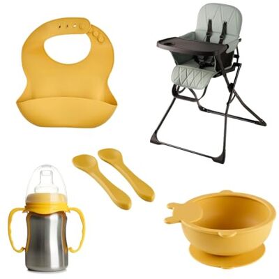 Kit chaise haute THERMOBABY - Pliable, Set repas complet - Publicité Kit chaise haute THERMOBABY - Pliable, Set repas complet - Publicité