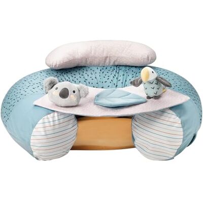 Siège pour bébé Nuby Animal Adventures Sit-Me-Up - Siège gonflable et de jeu au sol - Publicité Siège pour bébé Nuby Animal Adventures Sit-Me-Up - Siège gonflable et de jeu au sol - Publicité