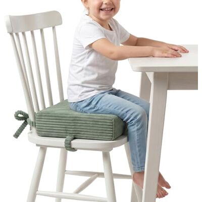 KiddyMoon Coussin Rehausseur De Chaise Enfant, Assise Rehaussée 10 Cm Avec Housse Lavable Et Liens d’Attache, Vert - Publicité KiddyMoon Coussin Rehausseur De Chaise Enfant, Assise Rehaussée 10 Cm Avec Housse Lavable Et Liens d’Attache, Vert - Publicité