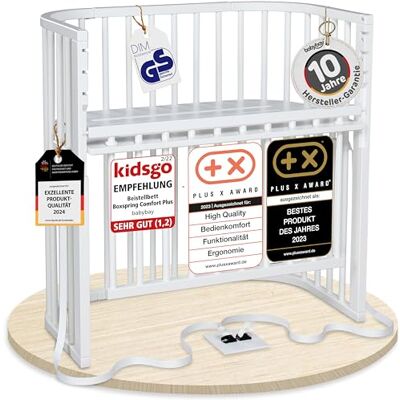 babybay - Maxi Comfort Plus - Slate gray - Co-sleeper bed - Publicité babybay - Maxi Comfort Plus - Slate gray - Co-sleeper bed - Publicité