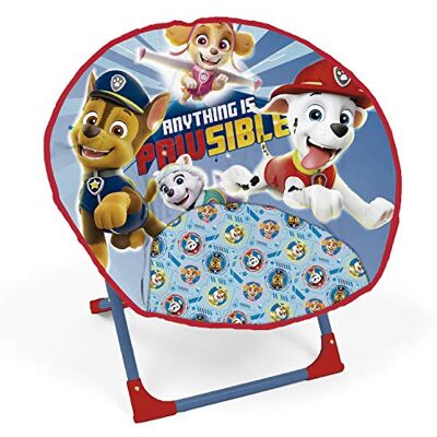 ARDITEX PW13030 Chaise en Forme de Lune de 50 x 50 x 50 cm de Nickelodeon-Patrouille - Publicité ARDITEX PW13030 Chaise en Forme de Lune de 50 x 50 x 50 cm de Nickelodeon-Patrouille - Publicité