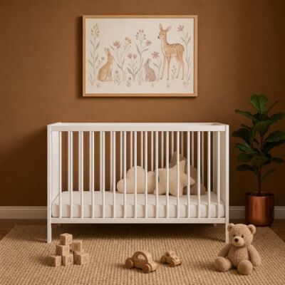 Love For Sleep Lit Bebe Evolutif 120x60cm Blanc Baby Bed - Publicité Love For Sleep Lit Bebe Evolutif 120x60cm Blanc Baby Bed - Publicité