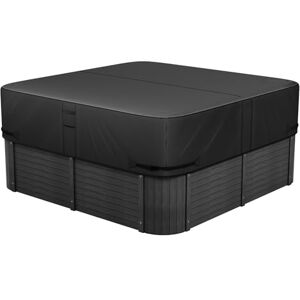 VEVOR Housse de Protection pour Spa extérieur, 1930 x 1930 x 508 mm, Couverture pour Spa, résistante aux intempéries et à l'eau, Tissu Oxford 600D Robuste et résistance à la déchirure 950N, Noir - Publicité VEVOR Housse de Protection pour Spa extérieur, 1930 x 1930 x 508 mm, Couverture pour Spa, résistante aux intempéries et à l'eau, Tissu Oxford 600D Robuste et résistance à la déchirure 950N, Noir - Publicité
