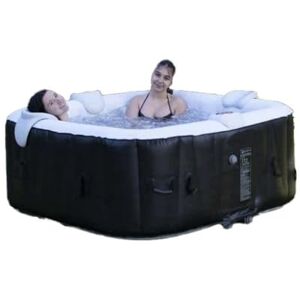 SUNSPA Spa Gonflable Carre lamine 6 Personnes a LED - Publicité SUNSPA Spa Gonflable Carre lamine 6 Personnes a LED - Publicité