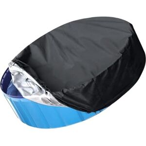 Cenifin Housse de protection extérieure ronde pour piscine de 8 m, fixation imperméable, anti-poussière, coupe-vent, couverture nette, remplacement étanche - Publicité Cenifin Housse de protection extérieure ronde pour piscine de 8 m, fixation imperméable, anti-poussière, coupe-vent, couverture nette, remplacement étanche - Publicité