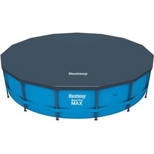Bestway Bâche de Piscine avec Cadre en Acier 3 m, 3,7 m, 4,6 m (Piscine Non Incluse) (4,5 m BW58038) - Publicité Bestway Bâche de Piscine avec Cadre en Acier 3 m, 3,7 m, 4,6 m (Piscine Non Incluse) (4,5 m BW58038) - Publicité