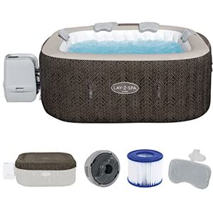 Bestway Spa Gonflable Cabo Smart HydroJet Efficacité énergétique avec Application de contrôle 4 à 6 Personnes 180 cm x 180 cm x 71 cm Marron - Publicité Bestway Spa Gonflable Cabo Smart HydroJet Efficacité énergétique avec Application de contrôle 4 à 6 Personnes 180 cm x 180 cm x 71 cm Marron - Publicité