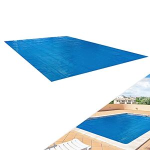 AREBOS Couverture Solaire à Bulles pour Piscine   Rectangulaire   Bleu   6 x 4m 400 µ-microns - Publicité