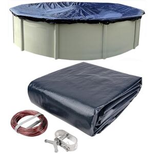 Winter Block Bâche d'hiver Ronde pour Piscine Hors Sol, 4,5 m, avec treuil et câble, résistance et durabilité supérieures, Protection UV - Publicité Winter Block Bâche d'hiver Ronde pour Piscine Hors Sol, 4,5 m, avec treuil et câble, résistance et durabilité supérieures, Protection UV - Publicité