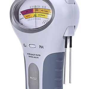 ASHATA Testeur de chlore PC-102B CL2 Testeur de PH, testeur de pH et de niveau de chlore CL2 Analyseur de moniteur de qualité d'eau portable pour piscine hydroponique et PH d'aquarium - Publicité ASHATA Testeur de chlore PC-102B CL2 Testeur de PH, testeur de pH et de niveau de chlore CL2 Analyseur de moniteur de qualité d'eau portable pour piscine hydroponique et PH d'aquarium - Publicité