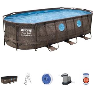 Bestway Power Steel Swim Vista Series II Kit Piscine Hors Sol 5,49 x 2,74 x 1,22 m - Publicité