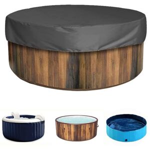 YLZBA Spa Gonflable Housse de Protection pour Ronds,Couvercle du Spa Solaire Extérieur Bâche Protection Piscine Thermique Imperméable à l'eau et à la Poussière(190 * 30cm) - Publicité YLZBA Spa Gonflable Housse de Protection pour Ronds,Couvercle du Spa Solaire Extérieur Bâche Protection Piscine Thermique Imperméable à l'eau et à la Poussière(190 * 30cm) - Publicité