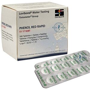 Lovibond Phenol Red Rapid Tablets - 500 comprimés - 50 bandelettes - Tablettes - Publicité Lovibond Phenol Red Rapid Tablets - 500 comprimés - 50 bandelettes - Tablettes - Publicité