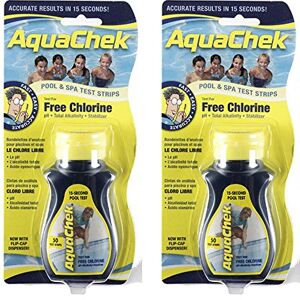 AquaChek 50 Lot de 2 bandelettes de test pour eau de spa 4 voies - Publicité