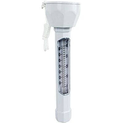 Linxor Thermomètre flottant blanc pour piscine avec cordon - Publicité Linxor Thermomètre flottant blanc pour piscine avec cordon - Publicité