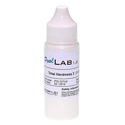 POWERHAUS24 PoolLAB Réactif liquide pour déterminer la dureté totale pour testeur d'eau de piscine électronique Total Hardness II - Publicité POWERHAUS24 PoolLAB Réactif liquide pour déterminer la dureté totale pour testeur d'eau de piscine électronique Total Hardness II - Publicité