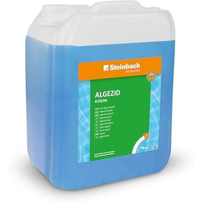 Steinbach 0753505TV00 Algécide Liquide d'entretien de Piscine 5 l sans Mousse et hautement concentré Empêche la Croissance des algues et élimine la turbidité pour Une Eau Claire avec Effet - Publicité Steinbach 0753505TV00 Algécide Liquide d'entretien de Piscine 5 l sans Mousse et hautement concentré Empêche la Croissance des algues et élimine la turbidité pour Une Eau Claire avec Effet - Publicité