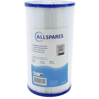 AllSpares Filtre à eau Spa adapté pour SC705 / 40353 / C-4335 Filtre de remplacement - Publicité AllSpares Filtre à eau Spa adapté pour SC705 / 40353 / C-4335 Filtre de remplacement - Publicité