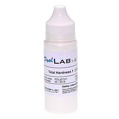 POWERHAUS24 PoolLAB Réactif liquide pour déterminer la dureté totale pour testeur d'eau de piscine électronique Total Hardness I - Publicité POWERHAUS24 PoolLAB Réactif liquide pour déterminer la dureté totale pour testeur d'eau de piscine électronique Total Hardness I - Publicité