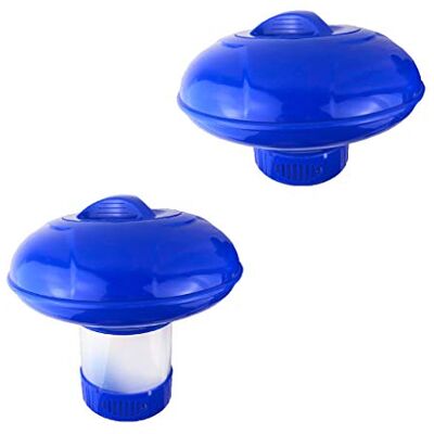 well2wellness ® Doseur de Chlore Diffuseur de Chlore pour Piscine pour comprimés de 20 g Transparent - Publicité well2wellness ® Doseur de Chlore Diffuseur de Chlore pour Piscine pour comprimés de 20 g Transparent - Publicité