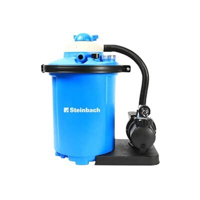 Steinbach Système de Filtration Comfort 75-040100Y Pompe Auto-aspirante pour piscines jusqu'à 40 000 L Débit de Circulation 7,8 m³/h Préfiltre intégré et manomètre - Publicité Steinbach Système de Filtration Comfort 75-040100Y Pompe Auto-aspirante pour piscines jusqu'à 40 000 L Débit de Circulation 7,8 m³/h Préfiltre intégré et manomètre - Publicité