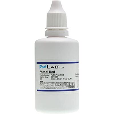 POWERHAUS24 PoolLAB Réactif liquide Phenol Red / pH Utilisation simplifiée 65 ml Très économique Fabriqué en Allemagne - Publicité POWERHAUS24 PoolLAB Réactif liquide Phenol Red / pH Utilisation simplifiée 65 ml Très économique Fabriqué en Allemagne - Publicité