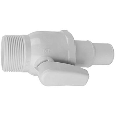 Linxor Vanne 1/4 de tour 1-1/2 Diam 32/38 mm pour tuyau flottant de piscine Blanc - Publicité Linxor Vanne 1/4 de tour 1-1/2 Diam 32/38 mm pour tuyau flottant de piscine Blanc - Publicité