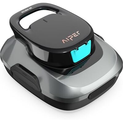 AIPER Robot Piscine sans Fil, Aspirateur de Piscine Automatique, Autonomie 90 Min, Aspire Débris et Feuilles, Auto-Stationnement, Idéal pour Piscines Hors-Sol jusqu'à 80 m² - Publicité AIPER Robot Piscine sans Fil, Aspirateur de Piscine Automatique, Autonomie 90 Min, Aspire Débris et Feuilles, Auto-Stationnement, Idéal pour Piscines Hors-Sol jusqu'à 80 m² - Publicité