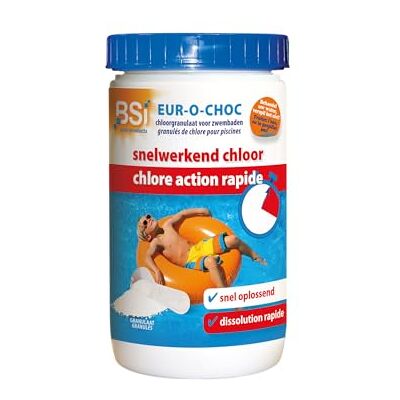 BSI Chlore Rapide Dissolution lente pour entretien régulier 1 kg - Publicité BSI Chlore Rapide Dissolution lente pour entretien régulier 1 kg - Publicité