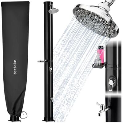 tectake ® Douche Solaire multifonctionnelle Eau Chaude 40L, Pommeau de Douche Effet de Pluie, Porte-Savon et Housse de Protection, Douche Solaire exterieure Jardin, Piscine, Camping, Spa, Sauna, Plage - Publicité tectake ® Douche Solaire multifonctionnelle Eau Chaude 40L, Pommeau de Douche Effet de Pluie, Porte-Savon et Housse de Protection, Douche Solaire exterieure Jardin, Piscine, Camping, Spa, Sauna, Plage - Publicité