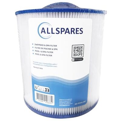 AllSpares Filtre Whirlpool, filtre de piscine, cartouche filtrante spa de rechange pour Filtrinov FB12 PC152 72508 175 x 205 mm Ouverture 75 mm - Publicité AllSpares Filtre Whirlpool, filtre de piscine, cartouche filtrante spa de rechange pour Filtrinov FB12 PC152 72508 175 x 205 mm Ouverture 75 mm - Publicité