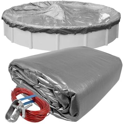 Robelle 3330-4 Bâche d'hiver pour Piscine Hors-Sol Platine 9 m - Publicité Robelle 3330-4 Bâche d'hiver pour Piscine Hors-Sol Platine 9 m - Publicité