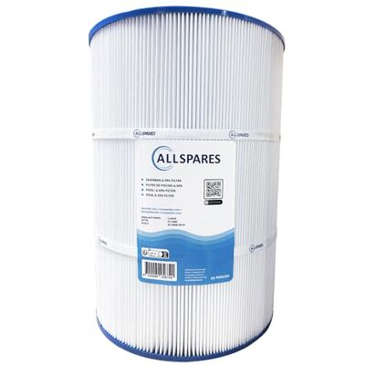 AllSpares Filtre Whirlpool, filtre de piscine, cartouche filtrante spa de rechange pour Waterair CFR75 CFT75 PJ75 Unicel C-9475 252 x 362 mm Ouverture 148/154 mm - Publicité AllSpares Filtre Whirlpool, filtre de piscine, cartouche filtrante spa de rechange pour Waterair CFR75 CFT75 PJ75 Unicel C-9475 252 x 362 mm Ouverture 148/154 mm - Publicité