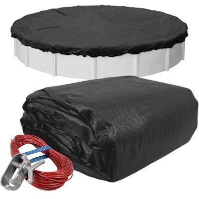 Robelle 3828 Bâche d'hiver en Maille pour Piscine Hors Sol Ronde de 7,4 m - Publicité Robelle 3828 Bâche d'hiver en Maille pour Piscine Hors Sol Ronde de 7,4 m - Publicité