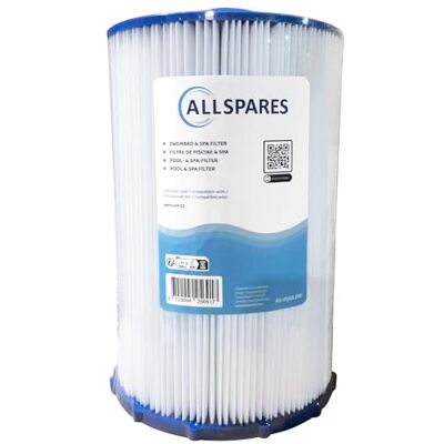 AllSpares Filtre Whirlpool, filtre de piscine, cartouche filtrante spa de rechange pour Weltico C2 62612 180 x 270 mm Ouverture 50 mm - Publicité AllSpares Filtre Whirlpool, filtre de piscine, cartouche filtrante spa de rechange pour Weltico C2 62612 180 x 270 mm Ouverture 50 mm - Publicité