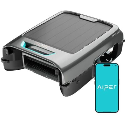 AIPER EcoSurfer S2 Robot Skimmer de Piscine Solaire, Robot Piscine sans Fil avec Application, Nettoyage de Surface 24/7, Charge Solaire & Secteur, Détection Intelligente d'obstacles, Filtre 150 µm - Publicité AIPER EcoSurfer S2 Robot Skimmer de Piscine Solaire, Robot Piscine sans Fil avec Application, Nettoyage de Surface 24/7, Charge Solaire & Secteur, Détection Intelligente d'obstacles, Filtre 150 µm - Publicité