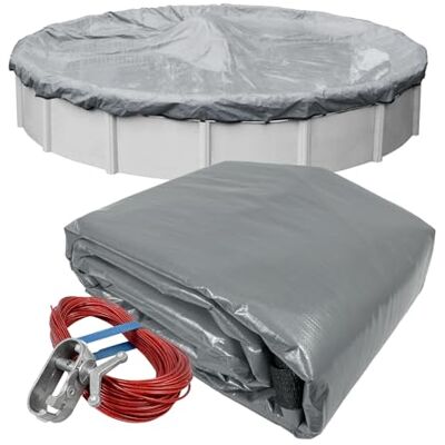 Robelle 3028-4 Bâche de Piscine pour l'hiver, Ultra, pour piscines Hors-Sol de 8,5 m - Publicité Robelle 3028-4 Bâche de Piscine pour l'hiver, Ultra, pour piscines Hors-Sol de 8,5 m - Publicité