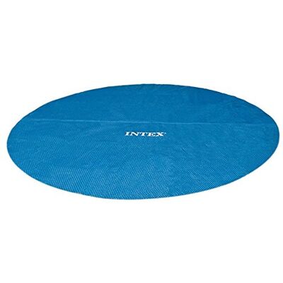 Couverture solaire bleue Intex pour piscines de 10 pi - 305 cm Ø - Publicité Couverture solaire bleue Intex pour piscines de 10 pi - 305 cm Ø - Publicité