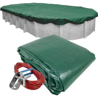 Robelle 371833-4 Supreme Bâche d'hiver pour Piscine Hors Sol Ovale 5,5 x 10,1 m - Publicité Robelle 371833-4 Supreme Bâche d'hiver pour Piscine Hors Sol Ovale 5,5 x 10,1 m - Publicité