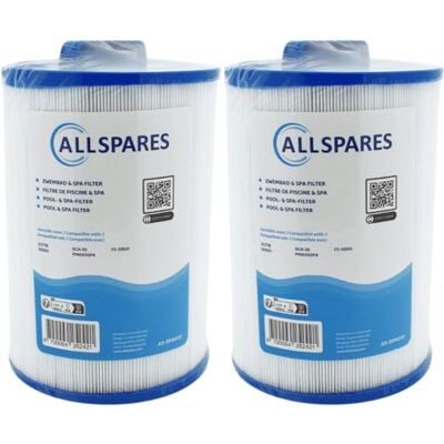 AllSpares Filtre pour Spa (2X) adapte pour SC718 / 50353 / 5CH-35 (Ø150x200mm) - Publicité AllSpares Filtre pour Spa (2X) adapte pour SC718 / 50353 / 5CH-35 (Ø150x200mm) - Publicité