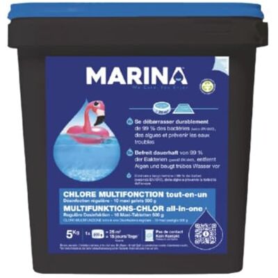 Marina - Multifunction Chlorine Pool Treatment - Publicité Marina - Multifunction Chlorine Pool Treatment - Publicité