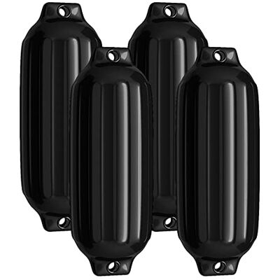 COSTWAY Set de 4 Pare-Battage Gonflables en PVC à Deux Œillets Nervurés pour Ponton, Voilier, Hors-Bord, Protections Gonflables pour Bateaux - Publicité COSTWAY Set de 4 Pare-Battage Gonflables en PVC à Deux Œillets Nervurés pour Ponton, Voilier, Hors-Bord, Protections Gonflables pour Bateaux - Publicité