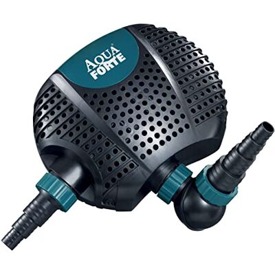 AquaForte O-8000 Plus, 70 Watts, Débit max. 8 m3Heure, Hauteur de Refoulement max. 4,5 mètres, Longueur Du Câble 10 mètres, pour Cours D'eau, Chutes D'eau, Fontaines, Filtres, etc. Publicité AquaForte O-8000 Plus, 70 Watts, Débit max. 8 m3Heure, Hauteur de Refoulement max. 4,5 mètres, Longueur Du Câble 10 mètres, pour Cours D'eau, Chutes D'eau, Fontaines, Filtres, etc. Publicité