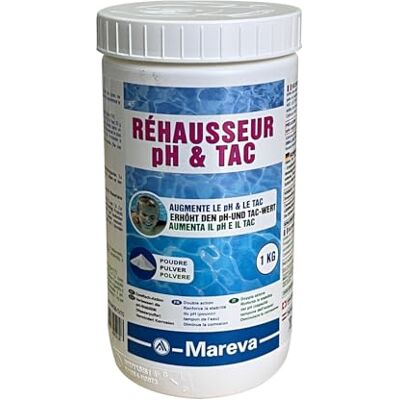 Mareva Réhausseur PH et TAC 1 Kg 160021 - Publicité Mareva Réhausseur PH et TAC 1 Kg 160021 - Publicité