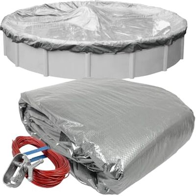 Robelle 5528-4ROB Dura-Guard Bâche de Protection pour Piscine Hors-Sol Argenté 8,5 m - Publicité Robelle 5528-4ROB Dura-Guard Bâche de Protection pour Piscine Hors-Sol Argenté 8,5 m - Publicité