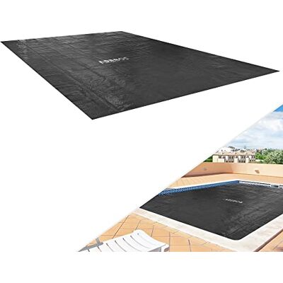 AREBOS Pool bâche/Couverture Solaire Bâche Solaire carrée Ø 4,5 x 2,2 m Noir Bâche Solaire épaisseur 120 µm Rouleau Solaire découpable Chauffage de Piscine pour Chauffer l'eau - Publicité AREBOS Pool bâche/Couverture Solaire Bâche Solaire carrée Ø 4,5 x 2,2 m Noir Bâche Solaire épaisseur 120 µm Rouleau Solaire découpable Chauffage de Piscine pour Chauffer l'eau - Publicité