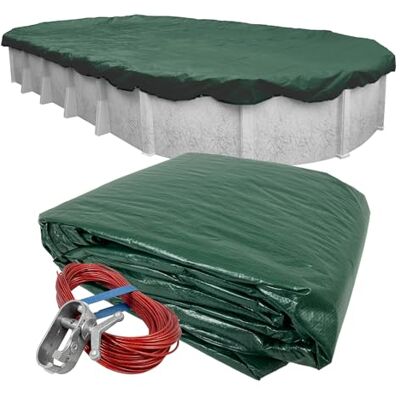 Robelle 321218–4 Dura-Guard Winter Coque pour 12 5,5 m la Piscine Hors-Sol Ovale 15' x 30' Oval Pool 02 Dura-Guard - Publicité Robelle 321218–4 Dura-Guard Winter Coque pour 12 5,5 m la Piscine Hors-Sol Ovale 15' x 30' Oval Pool 02 Dura-Guard - Publicité