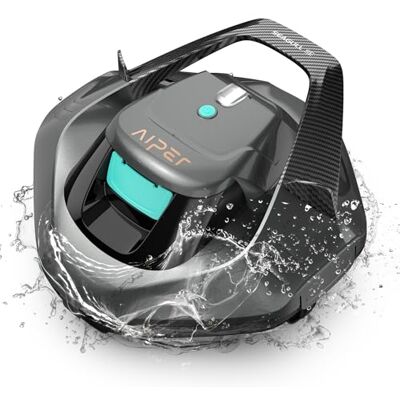 AIPER Robot de Piscine, Aspirateur de Piscine avec 90 Minutes de Fonctionnement, Nettoyeur de Piscine avec Double Moteur D'entraînement, sans Fil, Idéal pour Les Piscines de Moins de 80 Mètres Carrés - Publicité AIPER Robot de Piscine, Aspirateur de Piscine avec 90 Minutes de Fonctionnement, Nettoyeur de Piscine avec Double Moteur D'entraînement, sans Fil, Idéal pour Les Piscines de Moins de 80 Mètres Carrés - Publicité