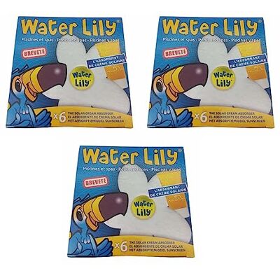 TOUCAN Water Lily Lot de 18 fleurs absorbantes, contre les saletés grasses comme les huiles et les crèmes solaires dans l’eau de piscine, jacuzzis & spa - Publicité TOUCAN Water Lily Lot de 18 fleurs absorbantes, contre les saletés grasses comme les huiles et les crèmes solaires dans l’eau de piscine, jacuzzis & spa - Publicité